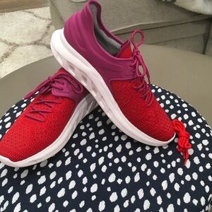 Johnston & Murphy Red and Purple Women's Sneakers